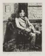 Print By Peggy Bacon: The Spirit Of Rain At Childs Gallery