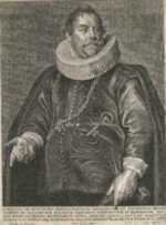 Print by Peter De Jode: D. Joannes de Mentfort, represented by Childs Gallery