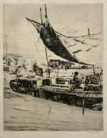 Print by Philip Kappel: Barranquilla, Colombia, S.A., available at Childs Gallery, Boston