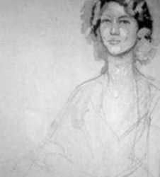 Drawing by Philip Leslie Hale: Study of a Woman, represented by Childs Gallery