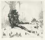 Print By Philippe Mohlitz: Héros Attaqué Par 36 Personnages At Childs Gallery
