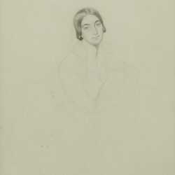 Drawing by Pierre Charles Vogt: Portrait of M. Lautine Voheys, available at Childs Gallery, Boston