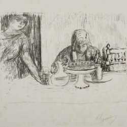 Print by Pierre Bonnard: La coupe et le compotier (Fruit Bowl and Dish), represented by Childs Gallery
