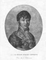 Print by Pietro Cardelli: S. A. I. Il Principe Eugenio Napoleone [Prince Eugene de Bea, represented by Childs Gallery