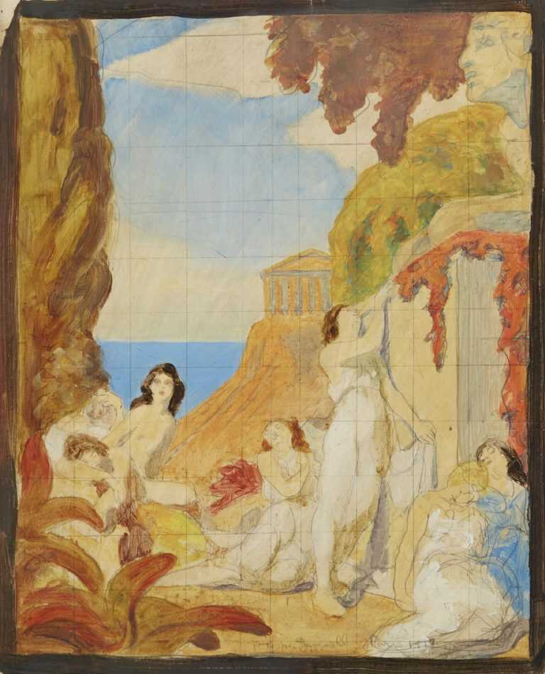 Painting by R.H. Ives Gammell: Classical Study, available at Childs Gallery, Boston