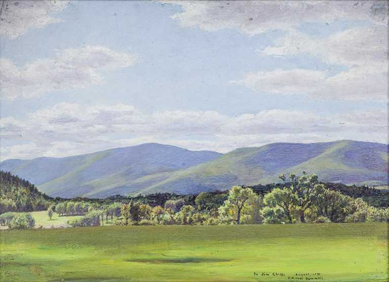 Painting by R.H. Ives Gammell: [Clouds Across the Valley], available at Childs Gallery, Boston