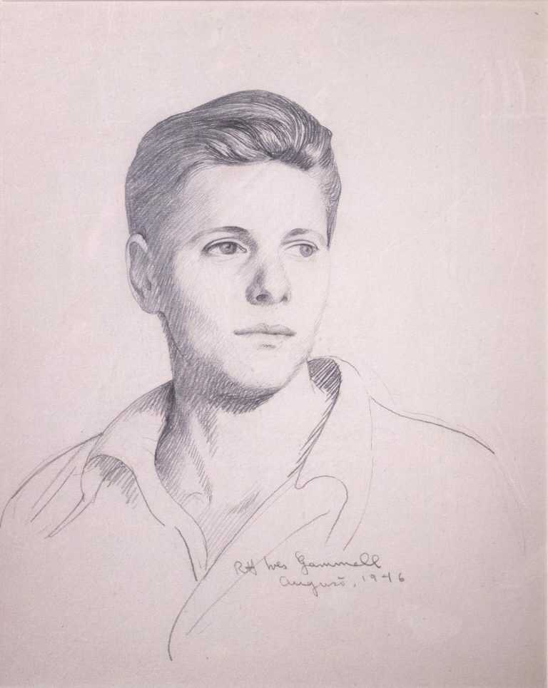Drawing by R.H. Ives Gammell: [Portrait of a Young Man], available at Childs Gallery, Boston