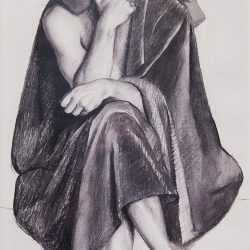 Drawing by R.H. Ives Gammell: [Seated Male Figure], available at Childs Gallery, Boston