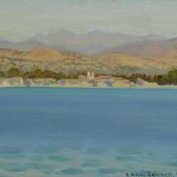 Painting by R.H. Ives Gammell: Cyprus, represented by Childs Gallery