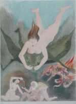 Print by Raphael Soyer: Lot's Daughters, represented by Childs Gallery