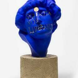 Sculpture By Raphaël Jaimes Branger: Scientia Vos Liberabit At Childs Gallery