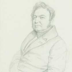 Drawing by Raymond Balze: Portrait d'homme, available at Childs Gallery, Boston