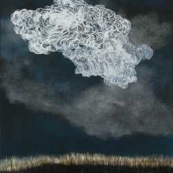 Drawing by Resa Blatman: Cloud Over a Field #3, available at Childs Gallery, Boston