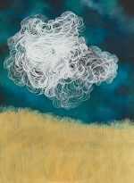 Mixed Media by Resa Blatman: Dandelion Drawing #24, available at Childs Gallery, Boston