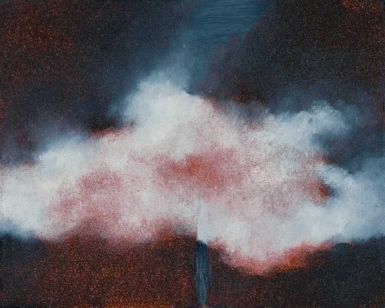 Painting by Resa Blatman: Russet Clouds #2, available at Childs Gallery, Boston
