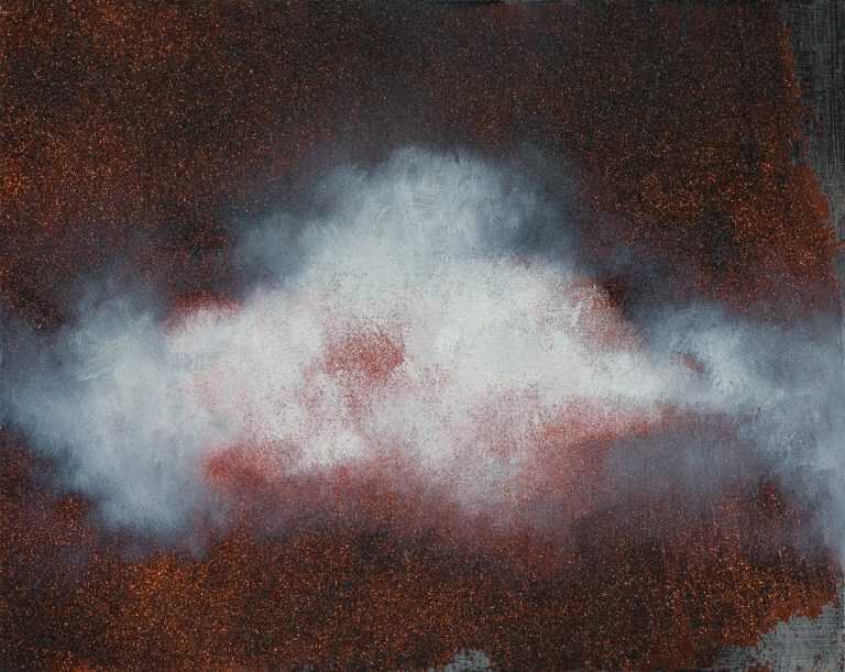 Painting by Resa Blatman: Russet Clouds #3, available at Childs Gallery, Boston