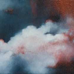 Painting by Resa Blatman: Russet Clouds #4, available at Childs Gallery, Boston