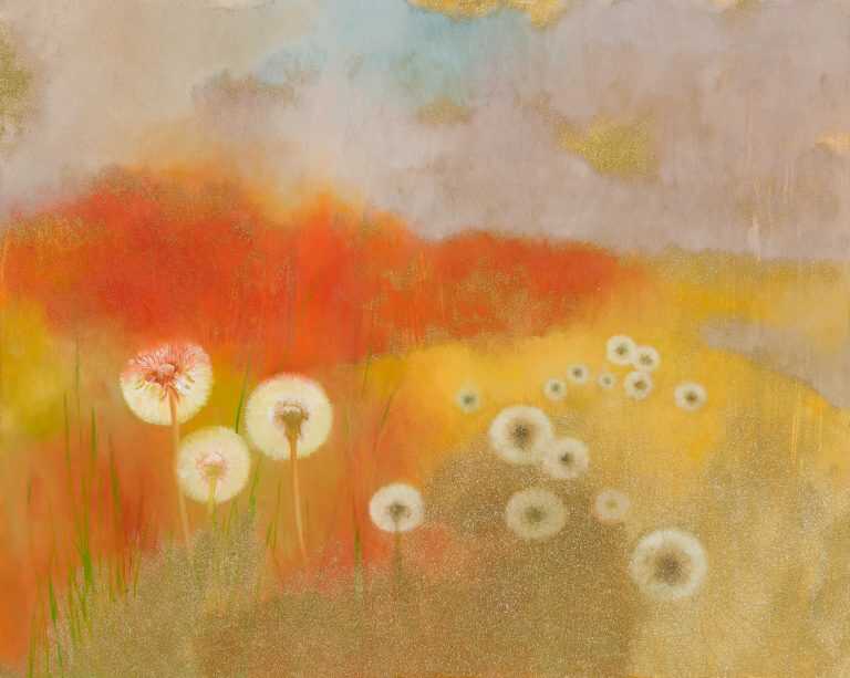Painting by Resa Blatman: Spring #1, available at Childs Gallery, Boston