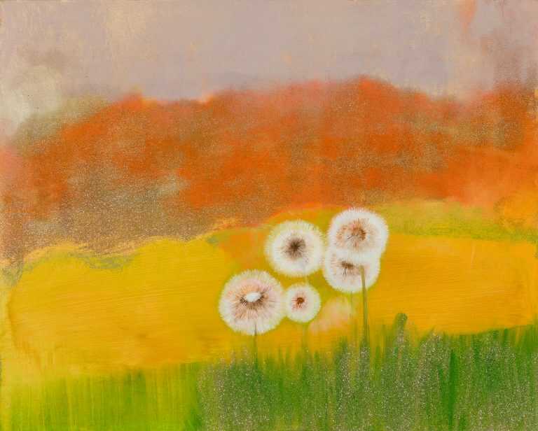 Painting by Resa Blatman: Spring #2, available at Childs Gallery, Boston