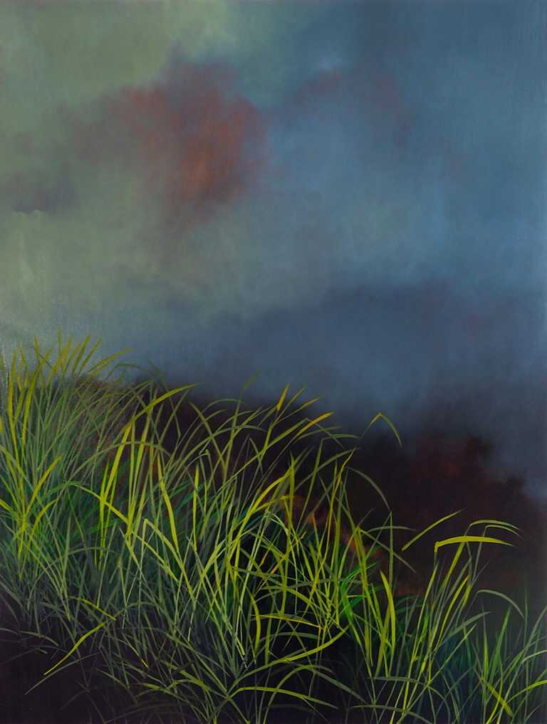 Painting by Resa Blatman: The Great Marsh 5, available at Childs Gallery, Boston