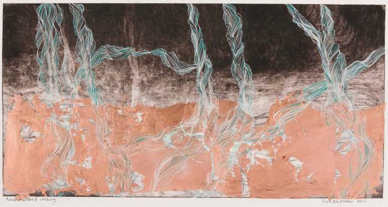 Print By Resa Blatman: Hand Altered Etching 10 At Childs Gallery