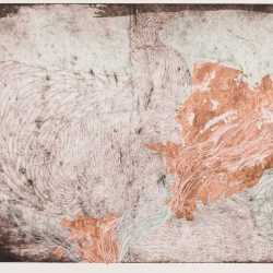 Print By Resa Blatman: Hand Altered Etching 6 At Childs Gallery