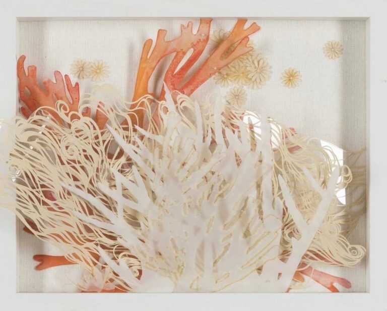 Mixed Media By Resa Blatman: Little Bleached Reef 3 At Childs Gallery