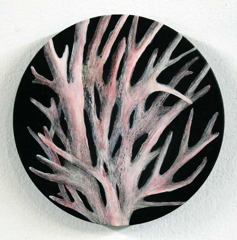 Drawing By Resa Blatman: Round Coral 1 At Childs Gallery