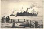 Print by Reynolds Beal: Arrived, represented by Childs Gallery