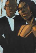 Painting by Robert Freeman: Couples, available at Childs Gallery, Boston