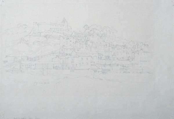 Drawing by Robert Austin: Italy, represented by Childs Gallery