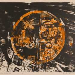 Print By Robert S. Neuman: Pedazos Del Mundo No. 2 At Childs Gallery