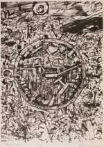 Print By Robert S. Neuman: Pedazos Del Mundo No. 8 At Childs Gallery