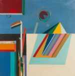 Painting by Robert S. Neuman: Small Landscape, represented by Childs Gallery