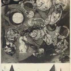 Print by Robert S. Neuman: Untitled, from the Space Sign Series, represented by Childs Gallery