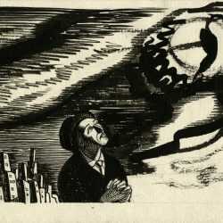 Drawing By Rockwell Kent: George B. Smith (study For N By E) At Childs Gallery
