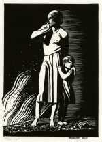 Print By Rockwell Kent: In The Year Of Our Lord (from This Day Forward, Forever More) Or (the Hunted) At Childs Gallery