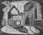 Print by Rolph Scarlett: Abstract Landscape, represented by Childs Gallery