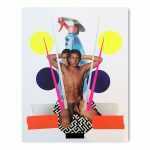 Collage by Rubén Esparza: California Double Dreamin', available at Childs Gallery, Boston