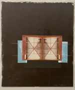 Collage by Ruth Eckstein: A Brightly Lighted Space (Reflection series XXII), available at Childs Gallery, Boston