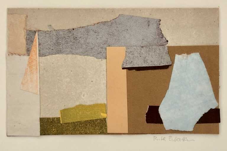 Collage by Ruth Eckstein: [Small Collage 1], available at Childs Gallery, Boston