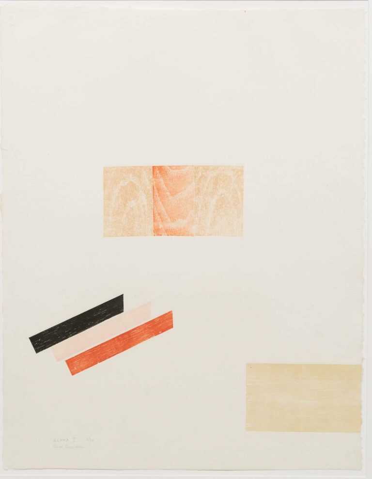 Print By Ruth Eckstein: Alpha Ii At Childs Gallery