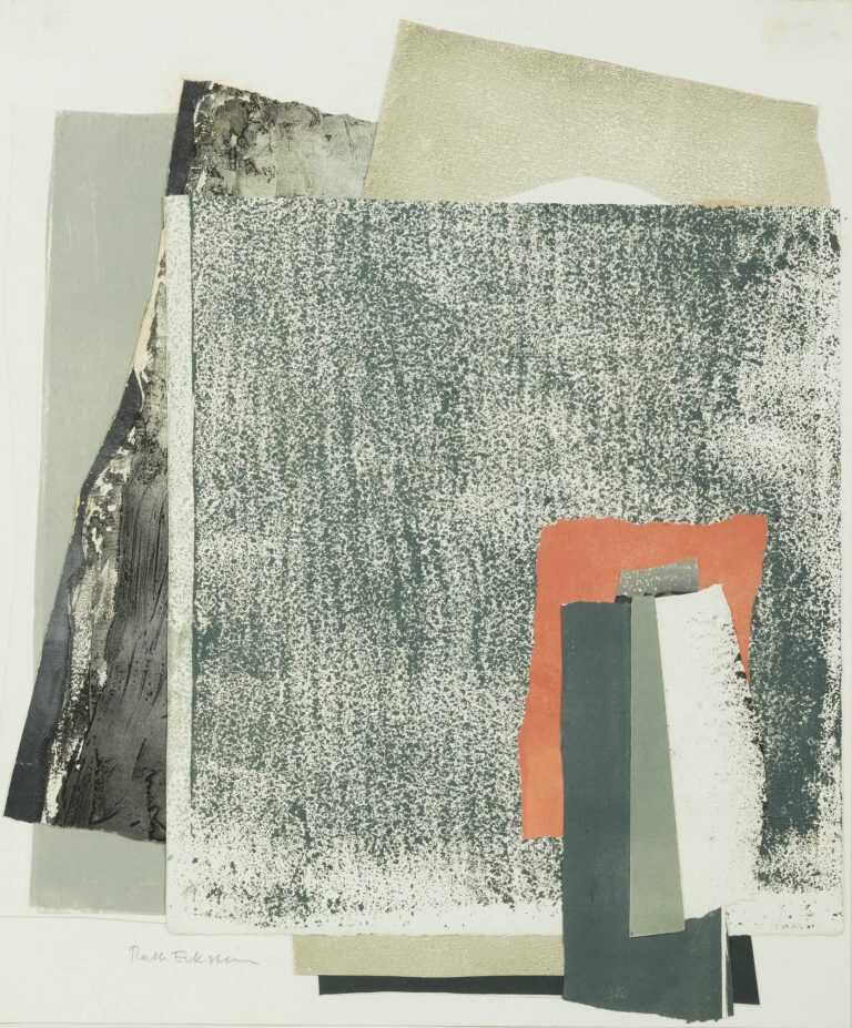 Collage By Ruth Eckstein: Carrara I At Childs Gallery