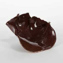 Sculpture By Ruth Eckstein: [dark Mauve Ceramic] At Childs Gallery