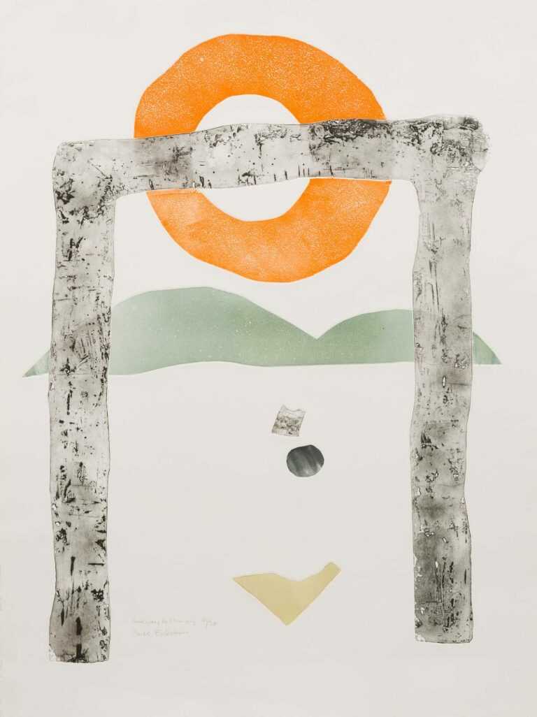 Print By Ruth Eckstein: Gateway To Memory At Childs Gallery