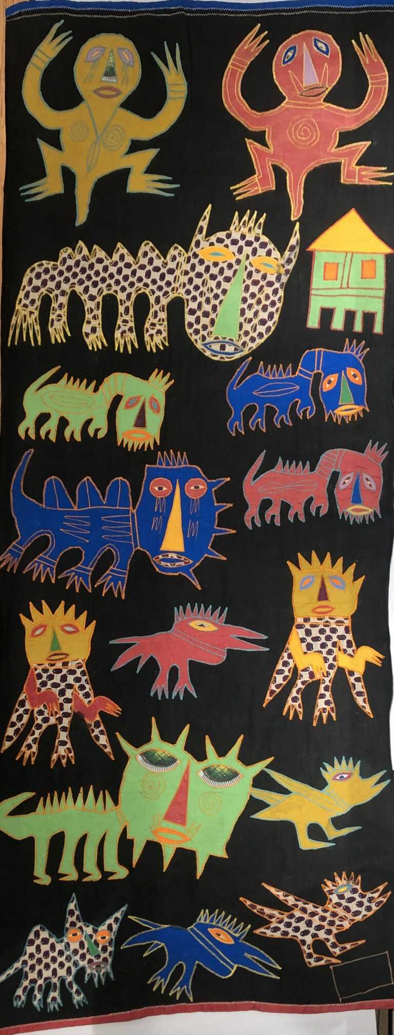 Textile by Samuel Ojo Omonaiye: Wall Hanging, Applique, available at Childs Gallery, Boston