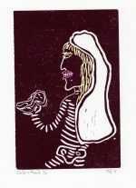 Print By Sara Zielinski: Child In Hand At Childs Gallery