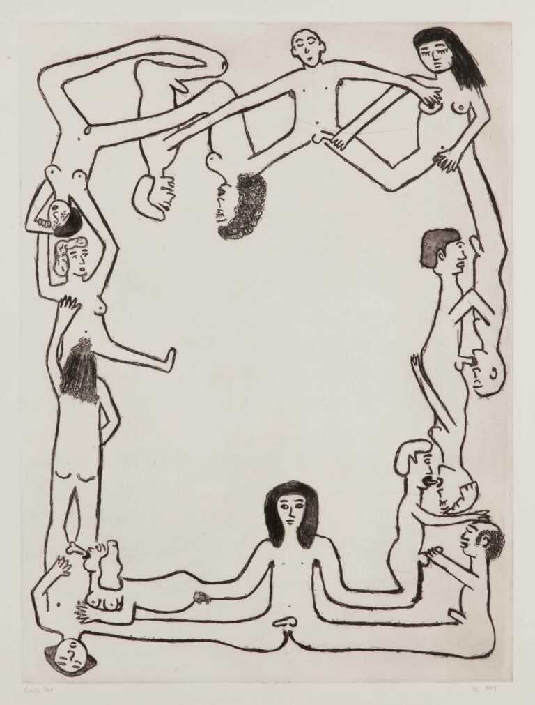 Print By Sara Zielinski: Circulo At Childs Gallery