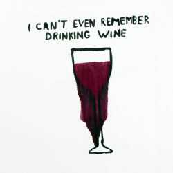 Print By Sara Zielinski: I Can't Even Remember Drinking Wine At Childs Gallery