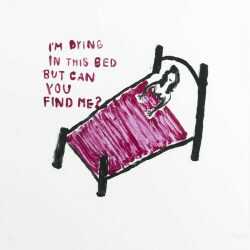 Print By Sara Zielinski: I'm Dying In This Bed At Childs Gallery